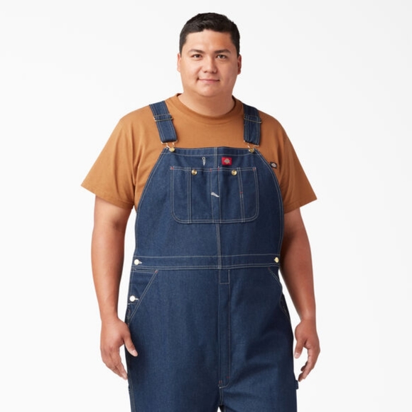 NWT Dickies Indigo Bib Overalls Men's size 40x34 - Picture 3 of 6